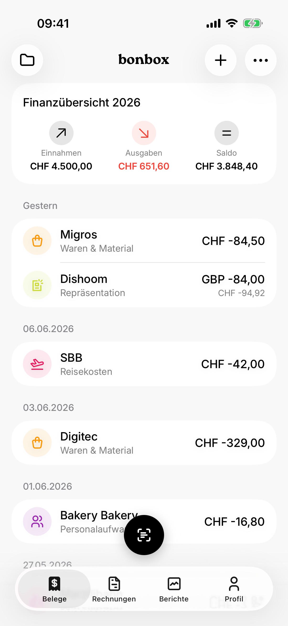 bonbox iOS app